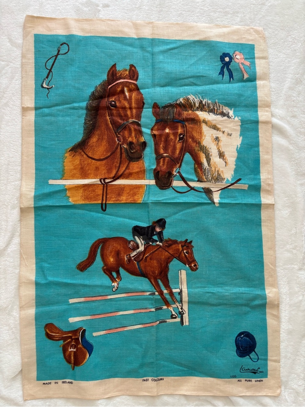vintage Lamont Irish Linen
